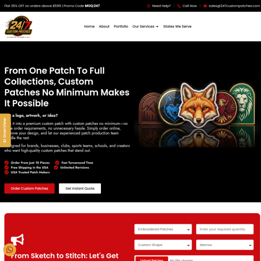 247 Custom Patches