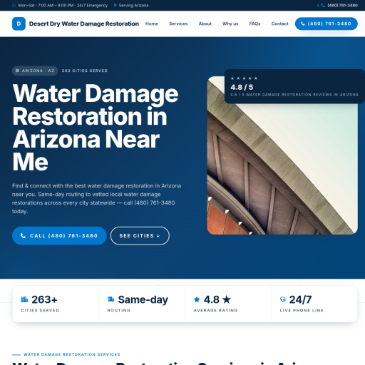 Desert Dry Water Damage Restoration