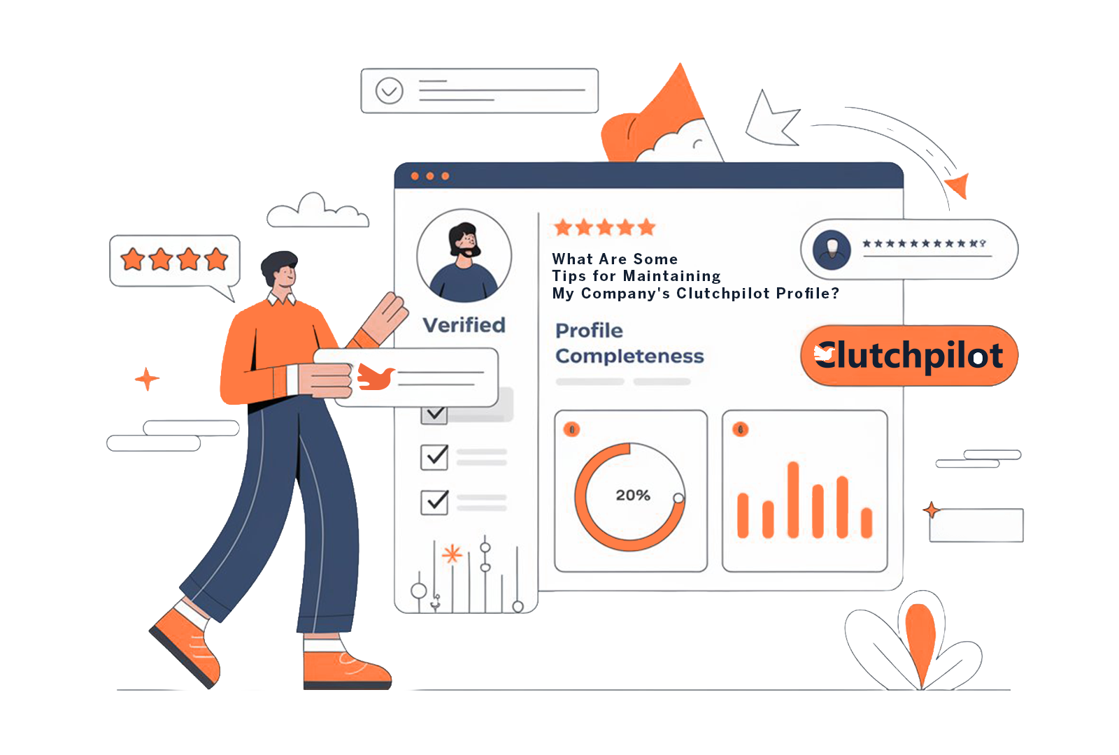What Are Some Tips for Maintaining My Company's Clutchpilot Profile?